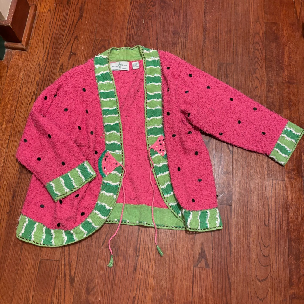 Vintage Watermelon Sweater